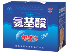 藍禮盒鐵鋅氨基酸口服液 